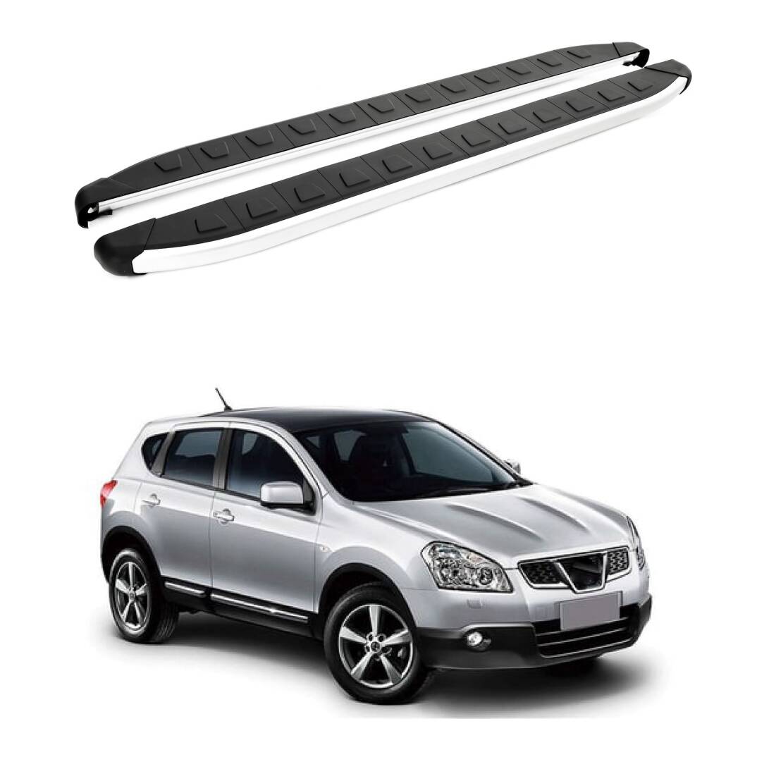 TURTLE Fits Nissan Qashqai (J11) 2014-2020 Side Step Alyans Silver - 1
