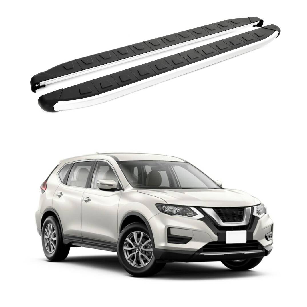 TURTLE Fits Nissan X-Trail (T32) 2014-2022 Side Step Alyans Silver - 1