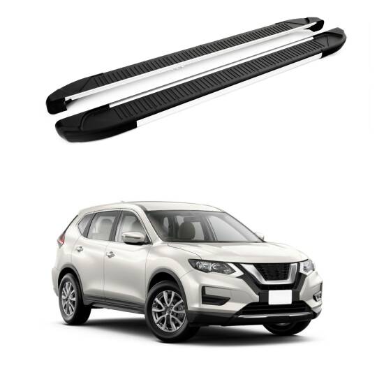 TURTLE Fits Nissan X-Trail (T32) 2014-2022 Side Step Another Silver