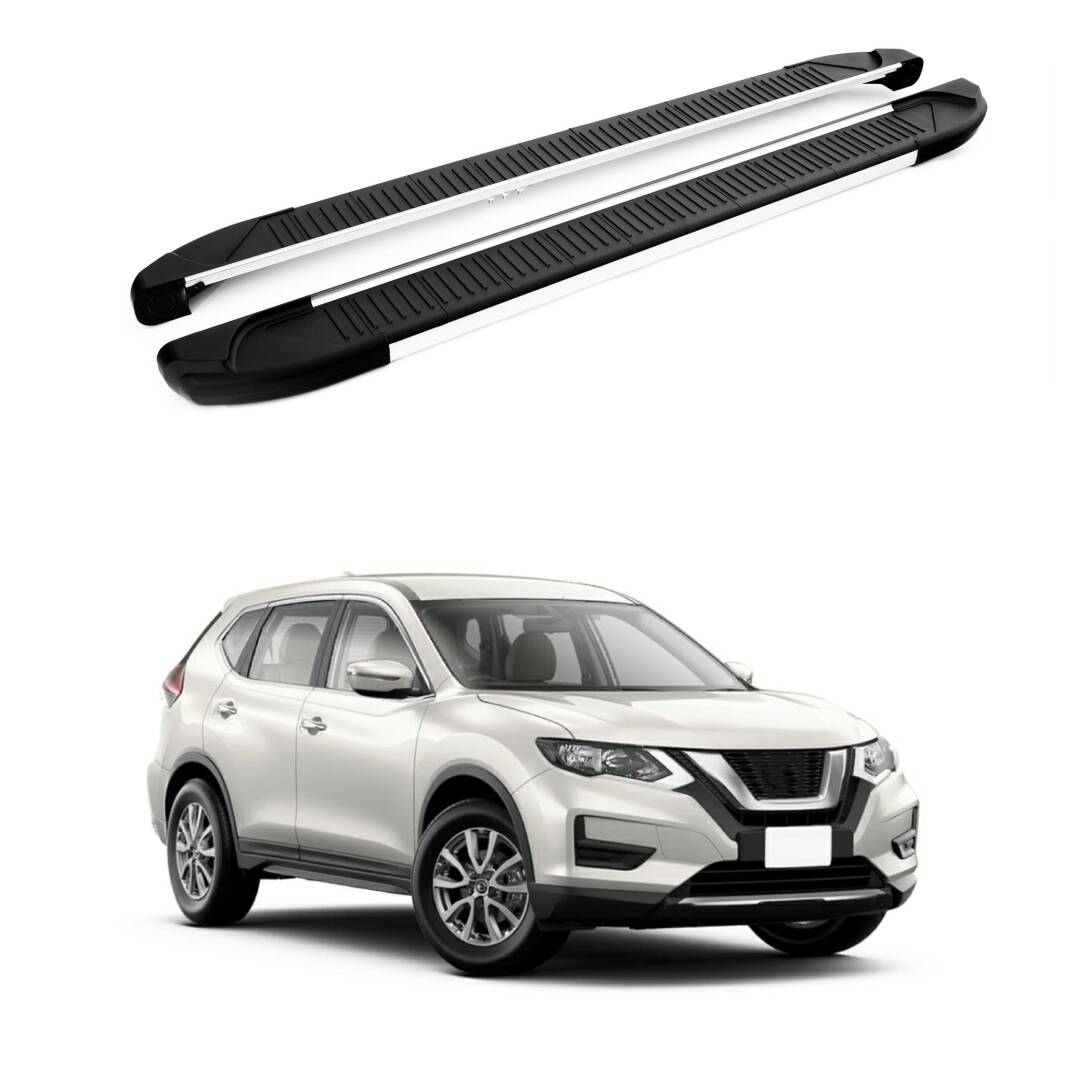 TURTLE Fits Nissan X-Trail (T32) 2014-2022 Side Step Another Silver - 1