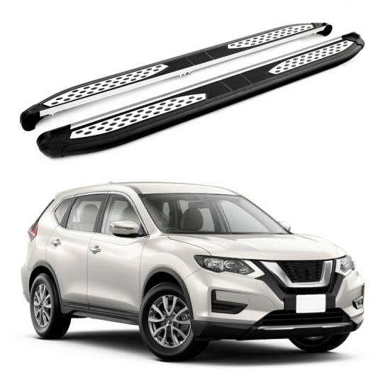 TURTLE Fits Nissan X-Trail (T32) 2014-2022 Side Step Plus Black