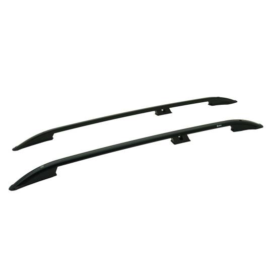 TURTLE Fits Opel Combo C 2001-2011 Roof Rail Crown Black
