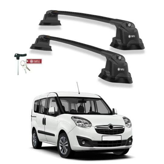TURTLE Fits Opel Combo D 2012-2018 Roof Rack Air3 Black