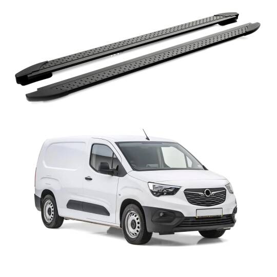 TURTLE Fits Opel Combo E 2019-2025 / Swb Side Step Era V2 Black