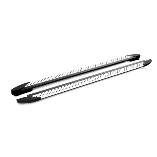 TURTLE Fits Opel Vivaro (Mk3) 2019-2025 / Lwb Side Step Era V1 Silver - 1