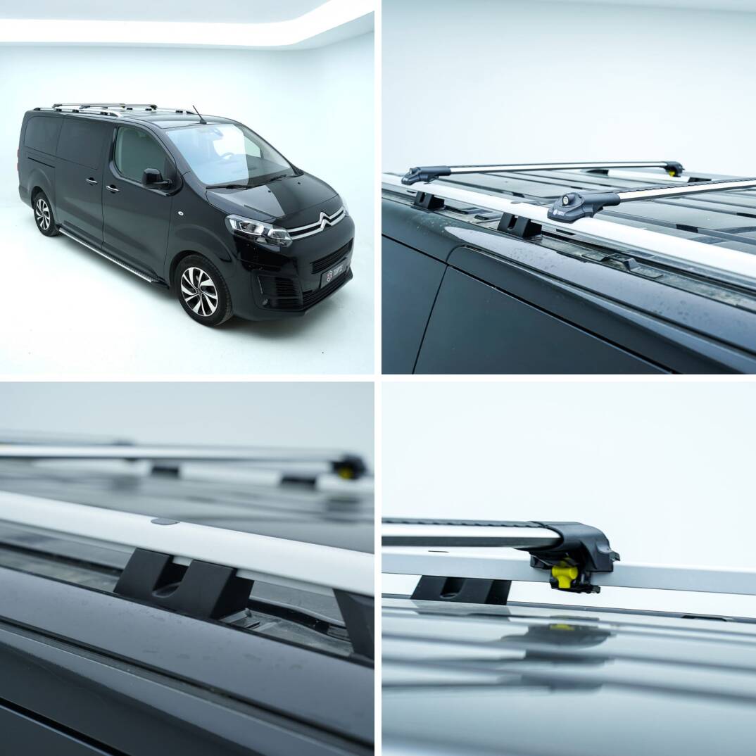 TURTLE Fits Peugeot 3008 (P84) 2017-2024 Roof Rail Crown Silver - 2