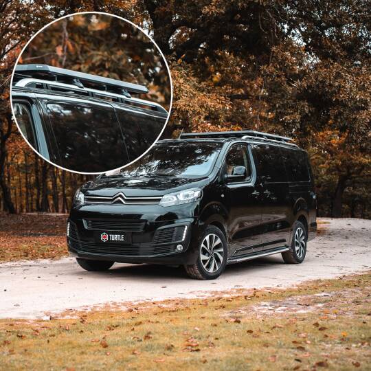 TURTLE Fits Peugeot 3008 (P84) 2017-2024 Roof Rail Crown Silver - 5
