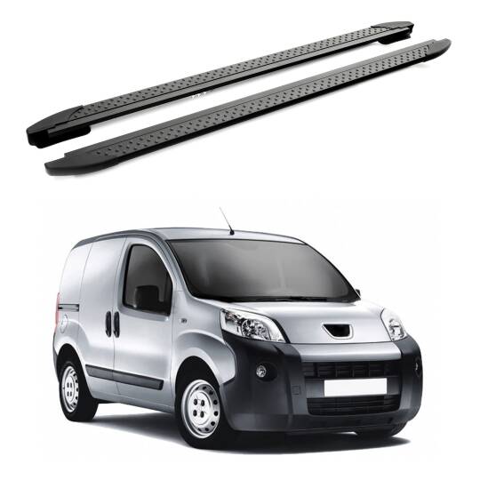 TURTLE Fits Peugeot Bipper 2008-2018 Side Step Era V2 Black