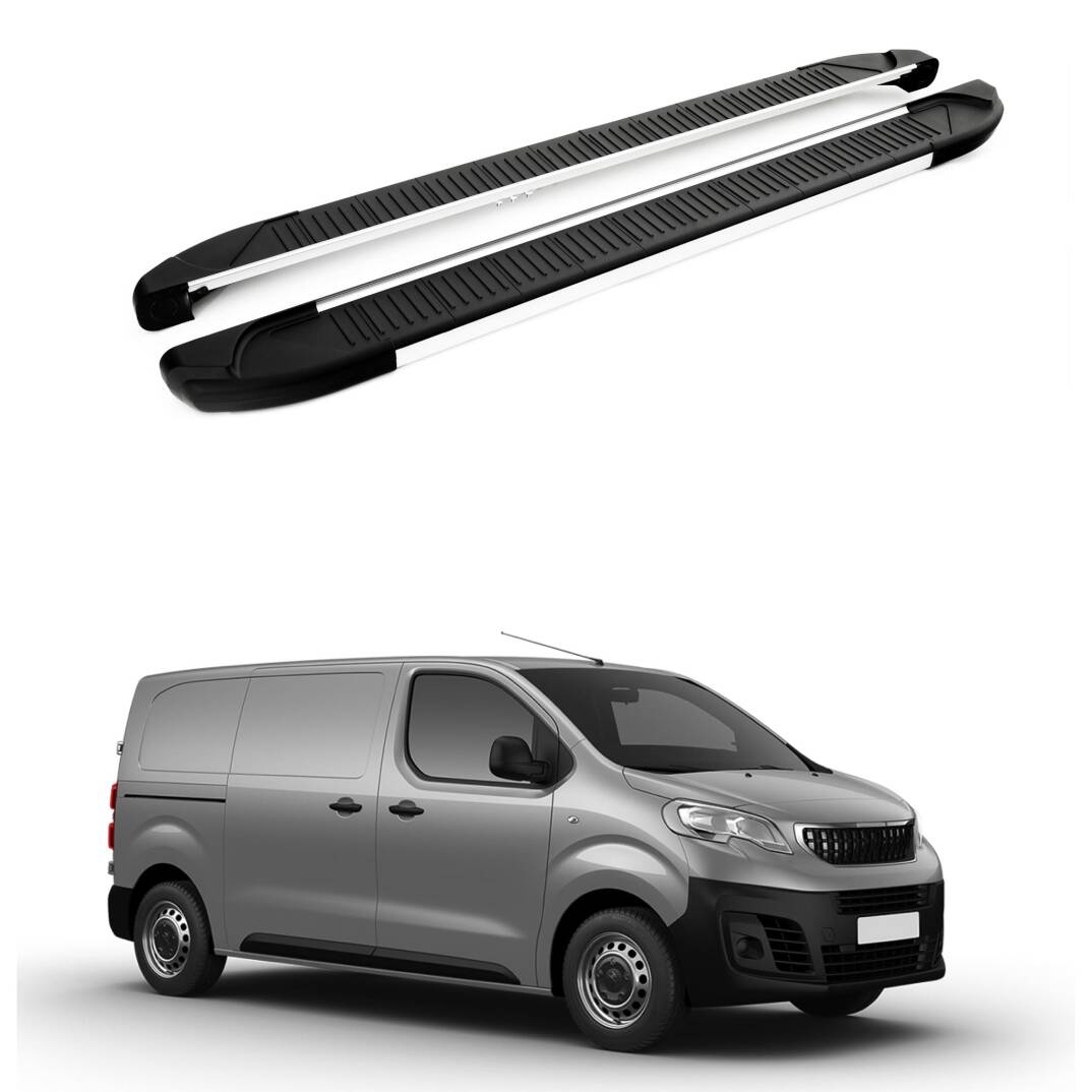 TURTLE Fits Peugeot Expert (Mk3) 2017-2025 / Lwb Side Step Another Silver - 1