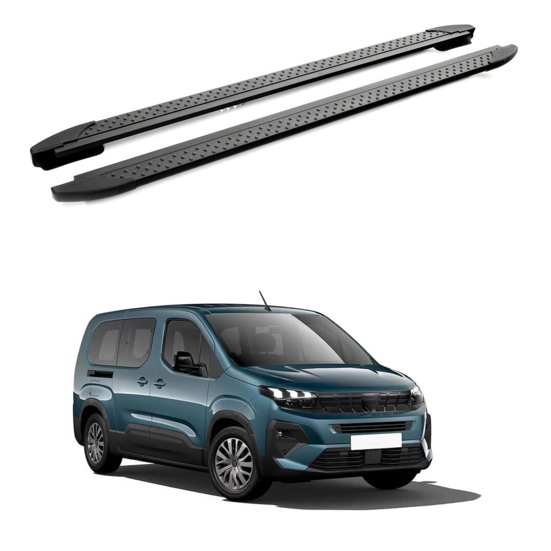 TURTLE Fits Peugeot Rifter 2019-2025 / Lwb Side Step Era V2 Black - 1