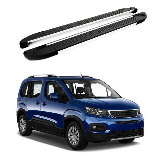 TURTLE Fits Peugeot Rifter 2019-2025 / Swb Side Step Another Silver