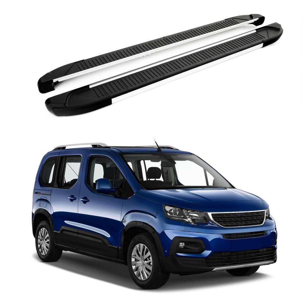 TURTLE Fits Peugeot Rifter 2019-2025 / Swb Side Step Another Silver - 1