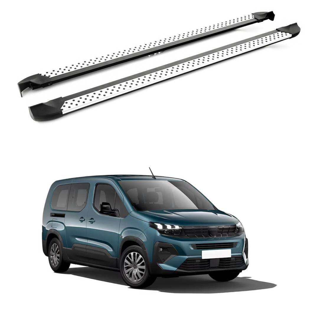 TURTLE Fits Peugeot Rifter 2019-2025 / Swb Side Step Era V2 Silver - 1