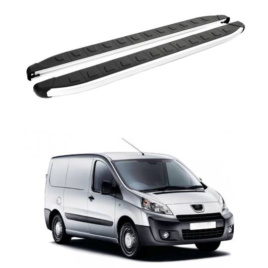 TURTLE Fits Peugeot Tepee Expert (Mk2) 2006-2016 / Lwb Side Step Alyans Silver