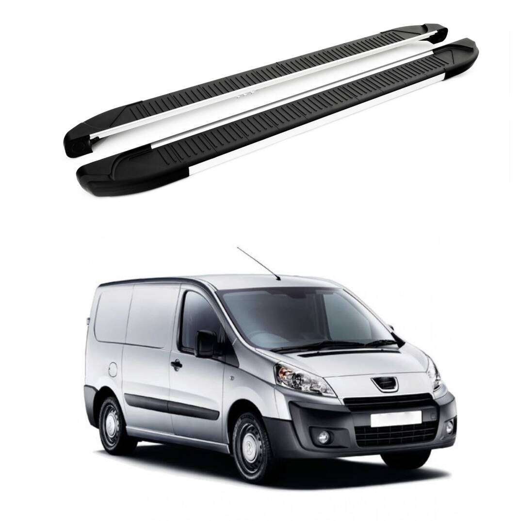 TURTLE Fits Peugeot Tepee Expert (Mk2) 2006-2016 / Swb Side Step Another Silver - 1