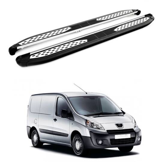 TURTLE Fits Peugeot Tepee Expert (Mk2) 2006-2016 / Swb Side Step Plus Black