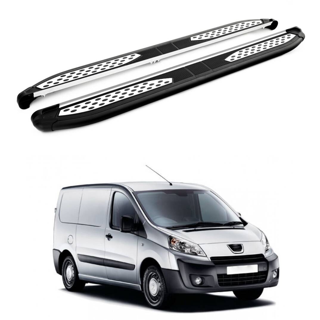 TURTLE Fits Peugeot Tepee Expert (Mk2) 2006-2016 / Swb Side Step Plus Black - 1