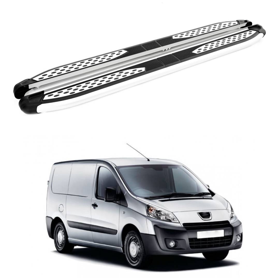 TURTLE Fits Peugeot Tepee Expert (Mk2) 2006-2016 / Swb Side Step Plus Silver - 1