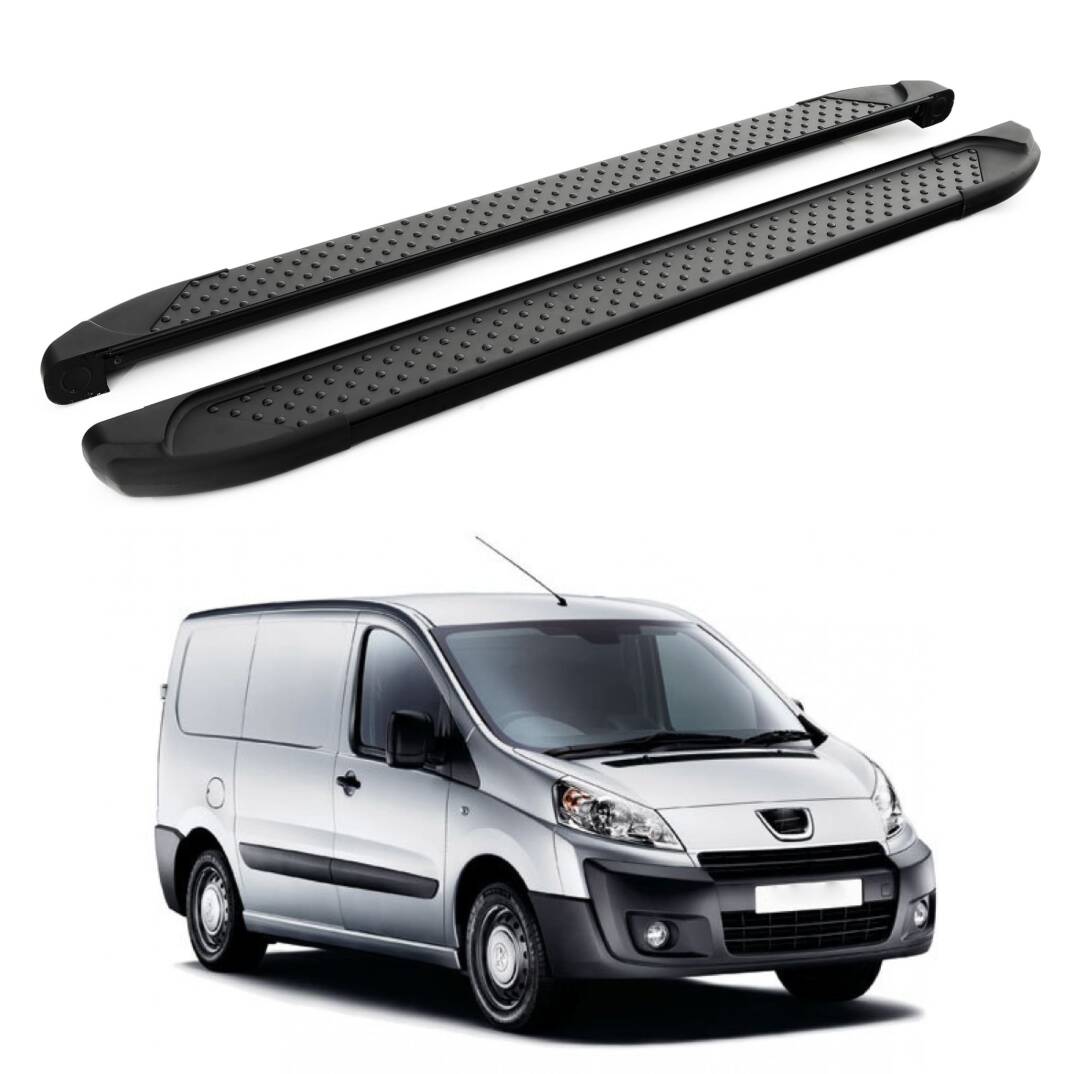TURTLE Fits Peugeot Tepee Expert (Mk2) 2006-2016 / Swb Side Step Sapphire V1 Black - 1