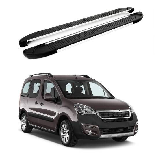 TURTLE Fits Peugeot Tepee Partner 2008-2018 Side Step Another Silver