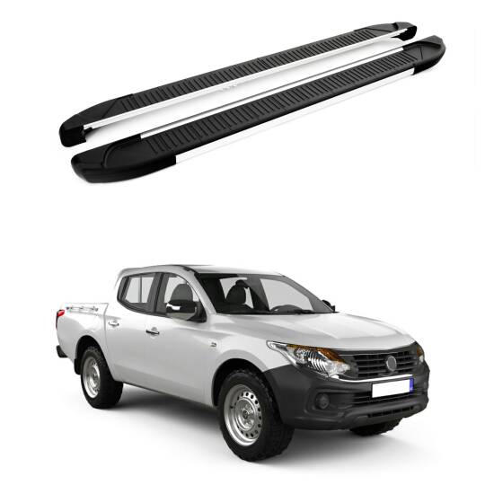 TURTLE Fits Ram 1200 2016-2021 Side Step Another Silver