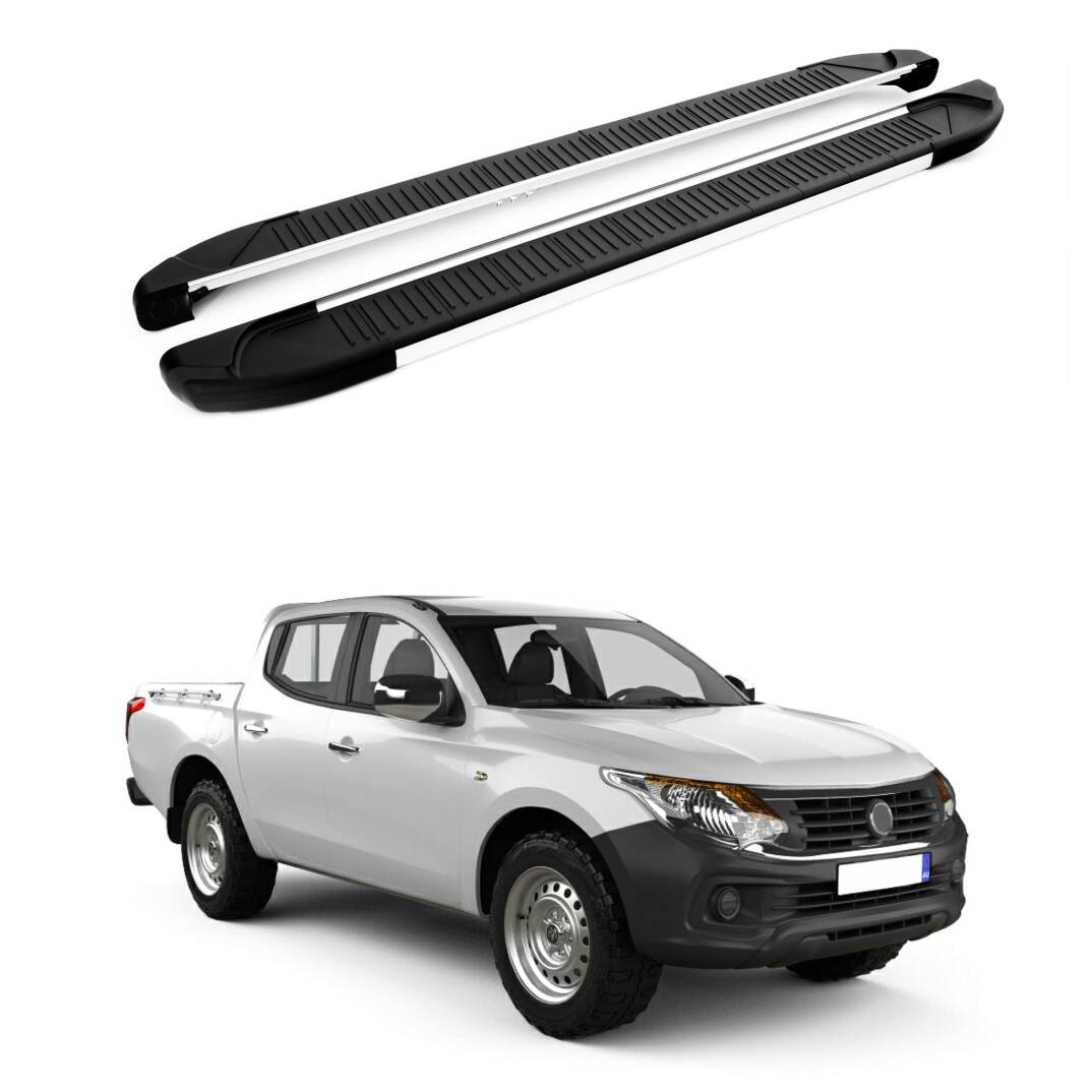 TURTLE Fits Ram 1200 2016-2021 Side Step Another Silver - 1