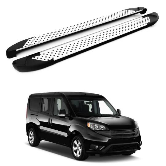 TURTLE Fits Ram Promaster 2014-2025 / Mwb Side Step Sapphire V1 Silver