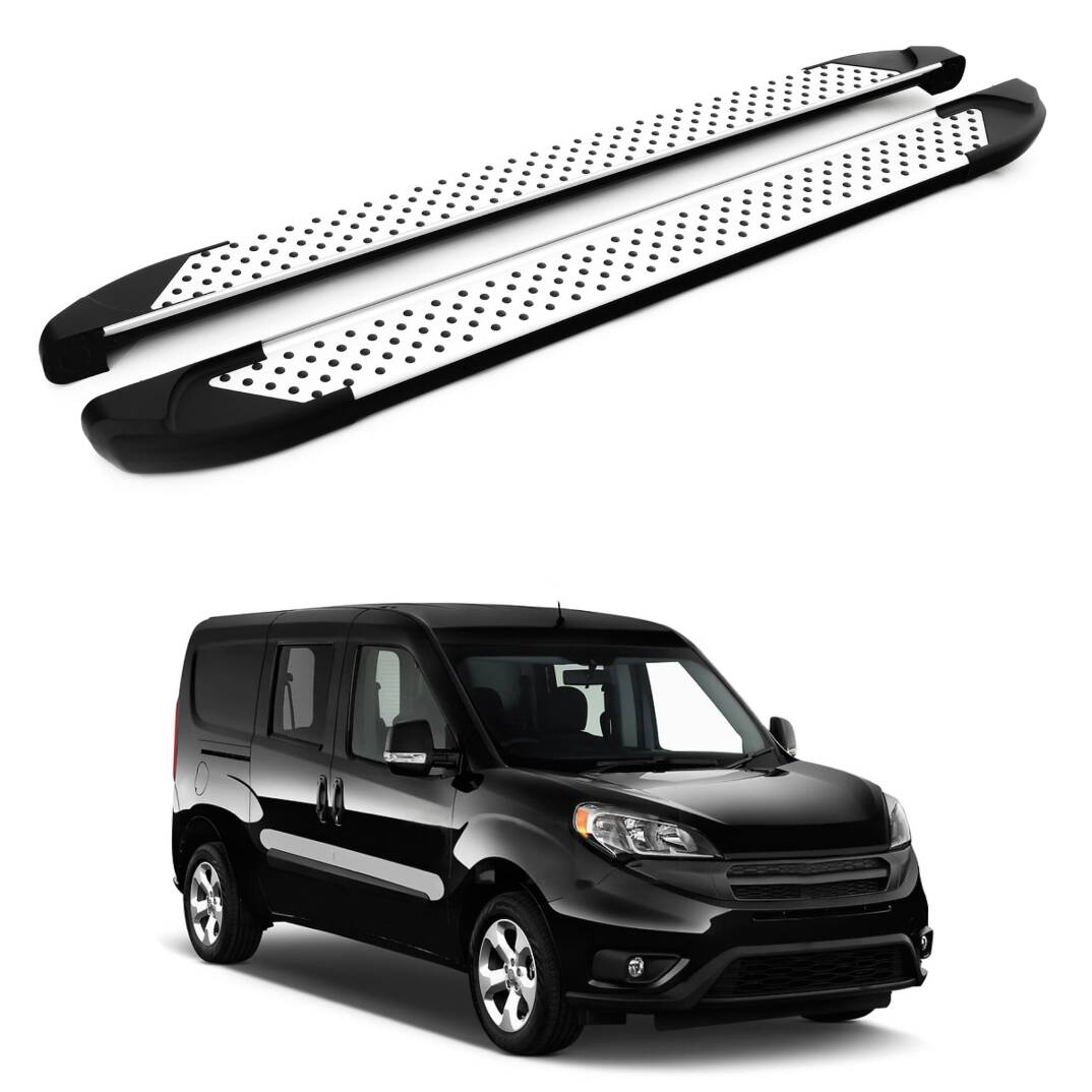 TURTLE Fits Ram Promaster 2014-2025 / Mwb Side Step Sapphire V1 Silver - 1