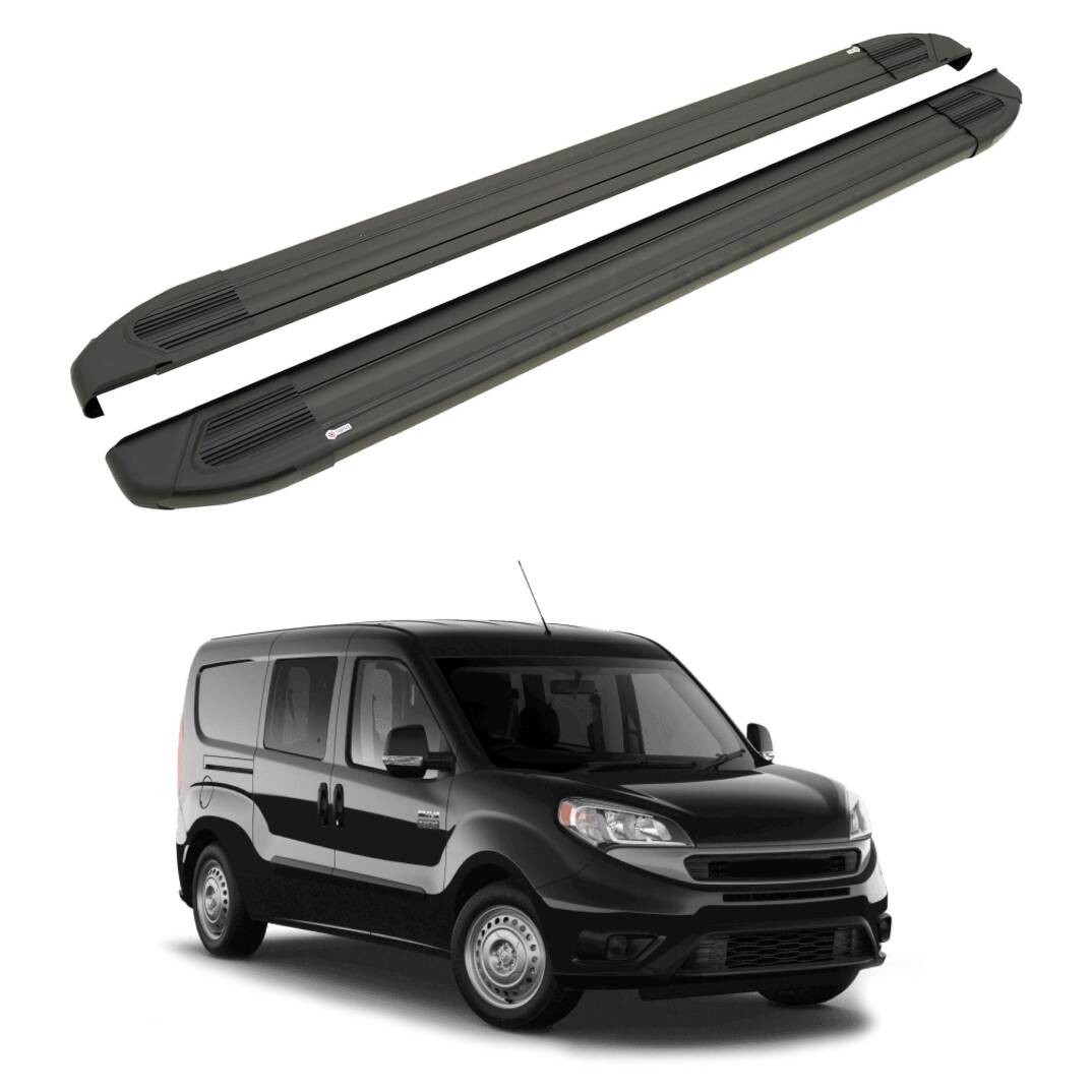 TURTLE Fits Ram Promaster City 2015-2025 / Lwb Side Step Brillant Black - 1