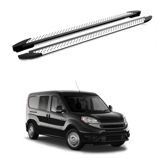 TURTLE Fits Ram Promaster City 2015-2025 / Swb Side Step Era V1 Silver