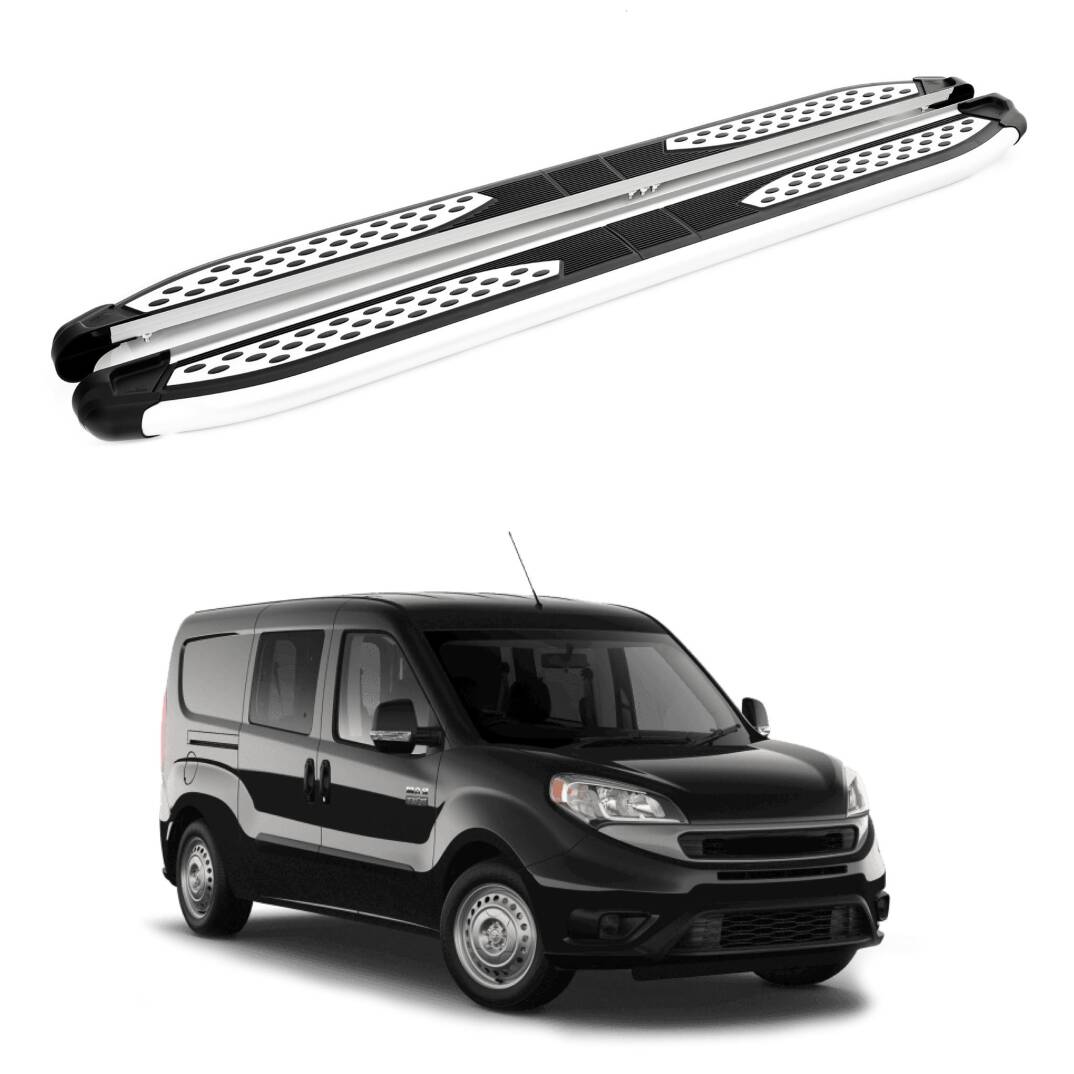 TURTLE Fits Ram Promaster City 2015-2025 / Swb Side Step Plus Silver - 1