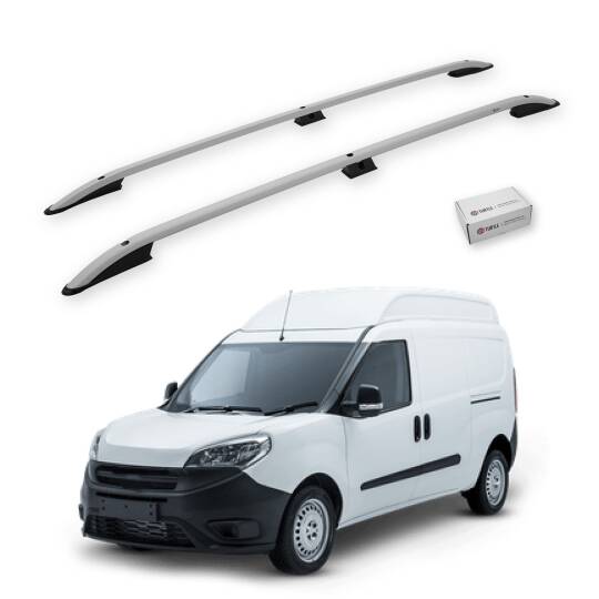 TURTLE Fits Ram V1000 2010-2021 / Lwb Roof Rail Crown Silver