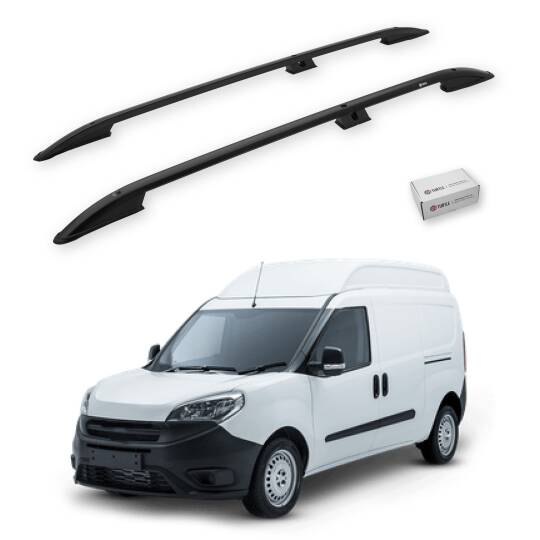 TURTLE Fits Ram V1000 2010-2021 / Swb Roof Rail Crown Black
