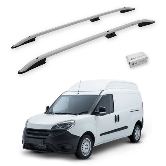 TURTLE Fits Ram V1000 2010-2021 / Swb Roof Rail Crown Silver