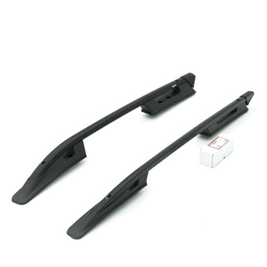 TURTLE Fits Renault Alaskan 2017-2025 Roof Rail Falcon Black - 2