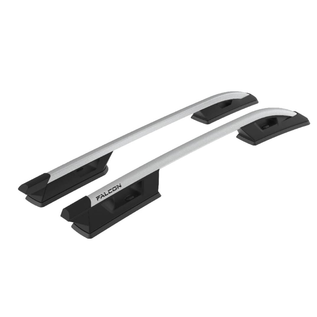 TURTLE Fits Renault Alaskan 2017-2025 Roof Rail Falcon Silver - 3