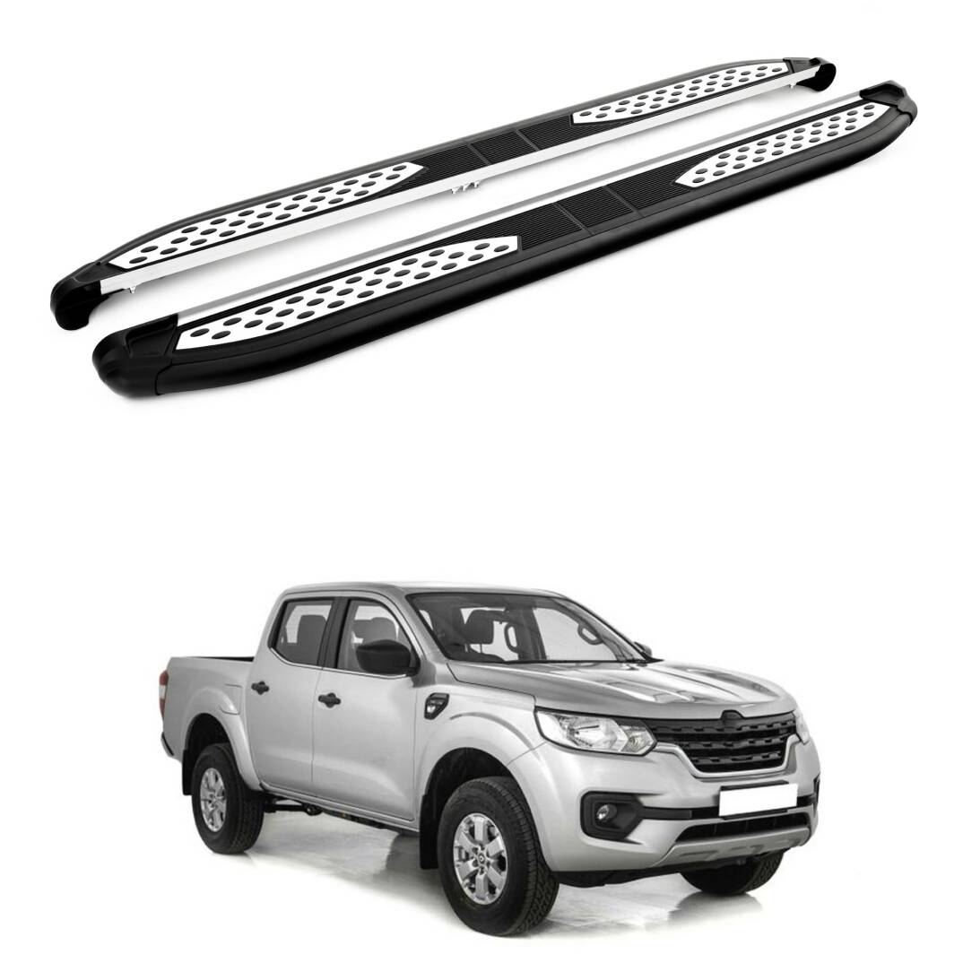 TURTLE Fits Renault Alaskan 2017-2025 Side Step Plus Black - 1