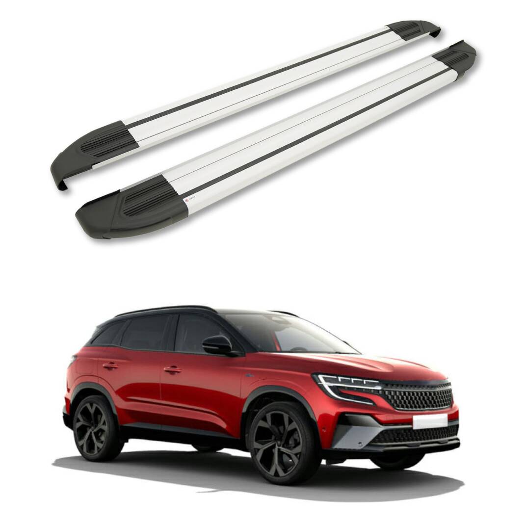 TURTLE Fits Renault Austral 2022-2025 Side Step Brillant Silver - 1