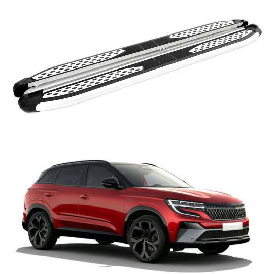 TURTLE Fits Renault Austral 2022-2025 Side Step Plus Silver
