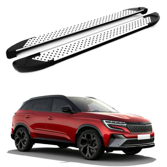 TURTLE Fits Renault Austral 2022-2025 Side Step Sapphire V1 Silver