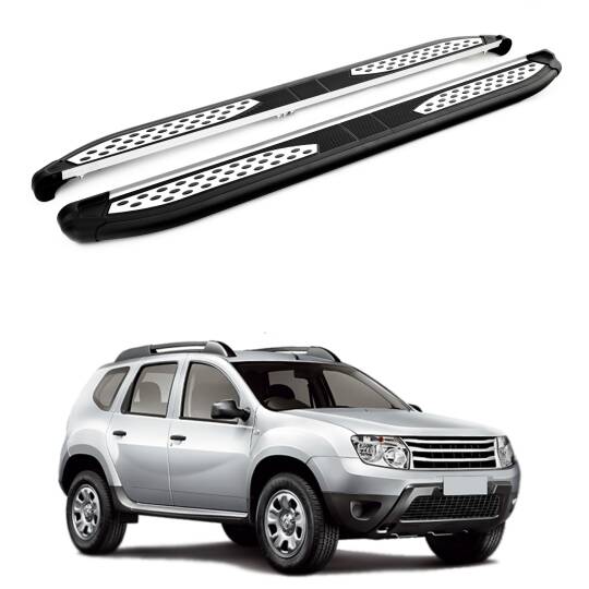 TURTLE Fits Renault Duster (Hs) 2010-2013 Side Step Plus Black