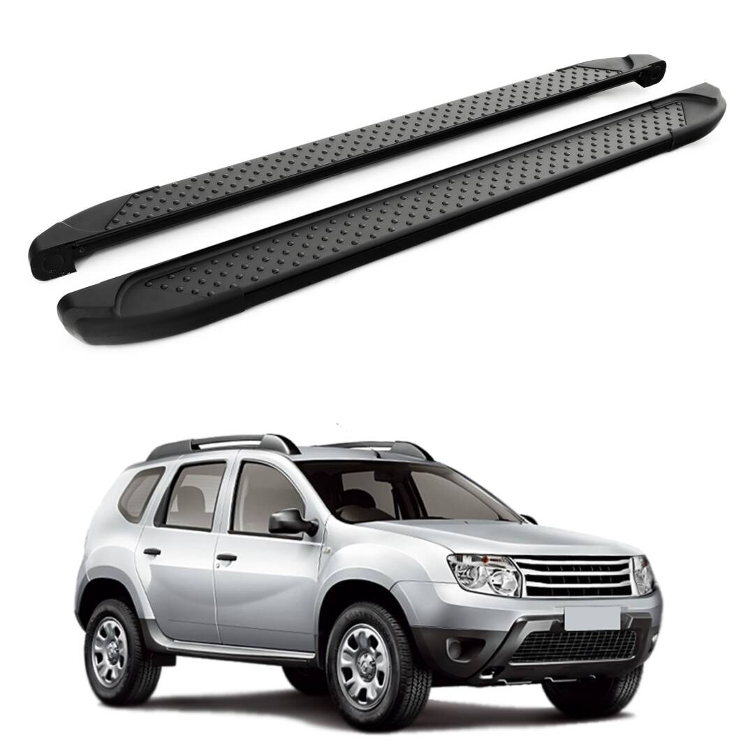TURTLE Fits Renault Duster (Hs) 2010-2013 Side Step Sapphire V1 Black - 1