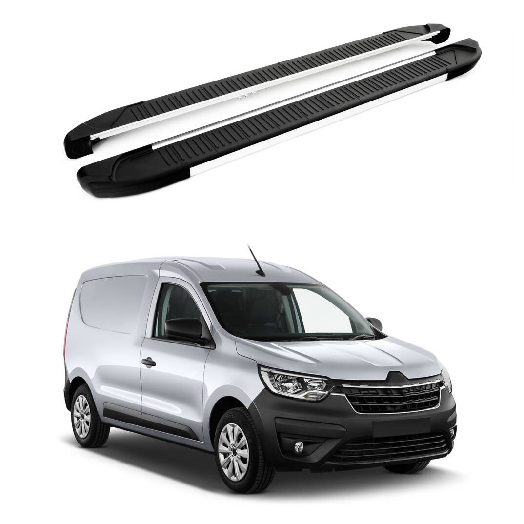 TURTLE Fits Renault Express 2021-2025 Side Step Another Silver - 1