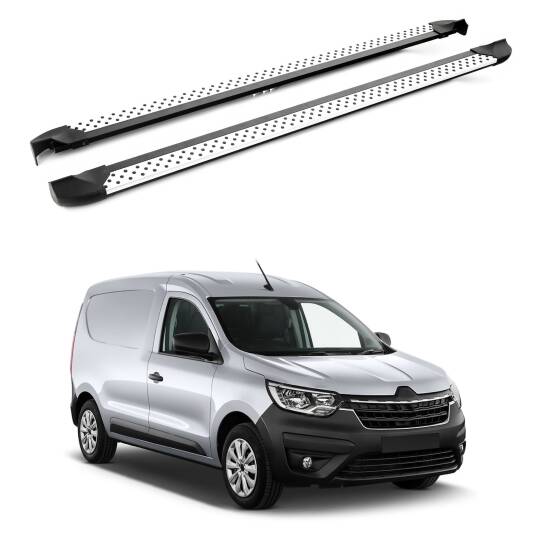 TURTLE Fits Renault Express 2021-2025 Side Step Era V2 Silver