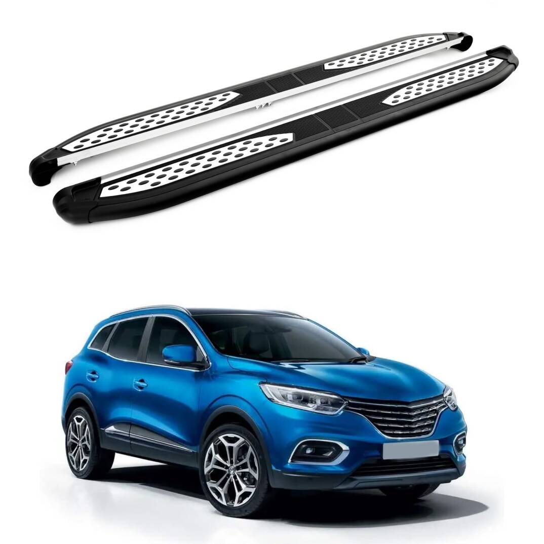 TURTLE Fits Renault Kadjar 2015-2022 Side Step Plus Black - 1