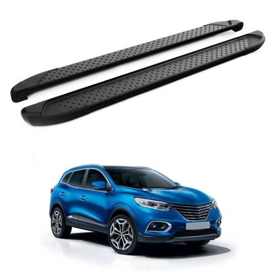 TURTLE Fits Renault Kadjar 2015-2022 Side Step Sapphire V1 Black