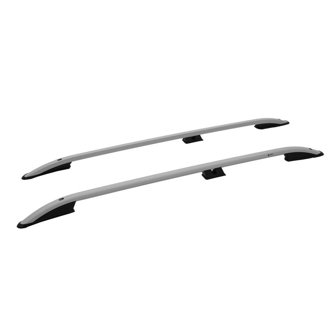 TURTLE Fits Renault Kangoo 2 2007-2021 / Swb Roof Rail Crown Silver - 1