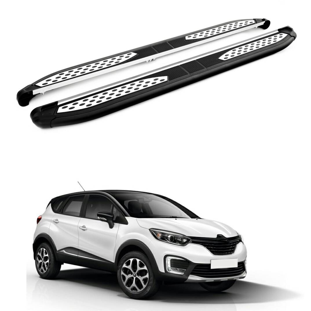 TURTLE Fits Renault Kaptur 4X4 (Ha) [Ru] 2016-2019 Side Step Plus Black - 1