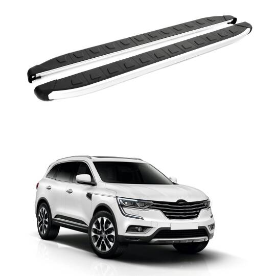 TURTLE Fits Renault Koleos 2017-2025 Side Step Alyans Silver