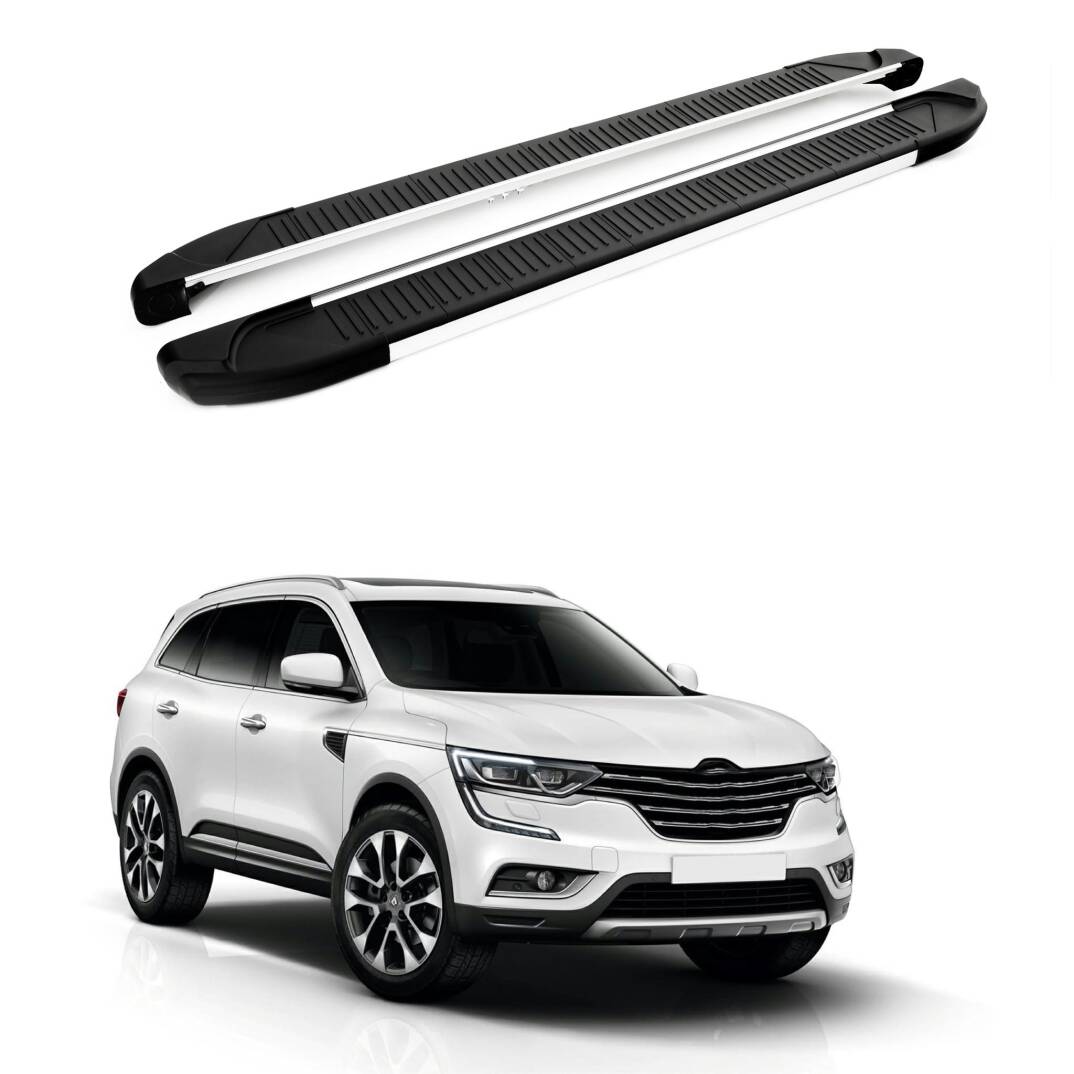 TURTLE Fits Renault Koleos 2017-2025 Side Step Another Silver - 1